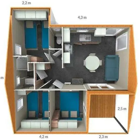 Kamp alanı 4 Etoiles - Piscine - Ccbbiai *