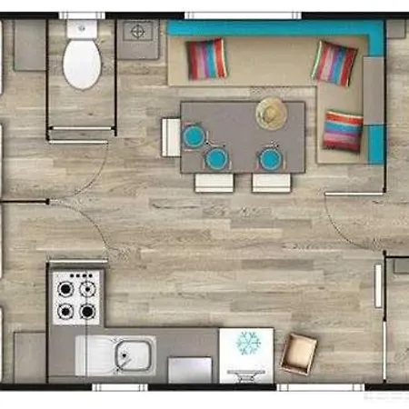 4 Etoiles - Piscine - Ccbbiai Kamp alanı *