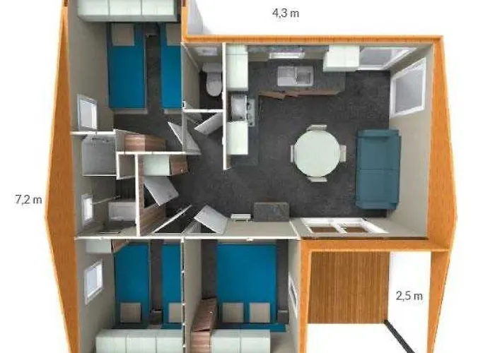 Parque de Campismo 4 Etoiles - Piscine - Ccbbiai *